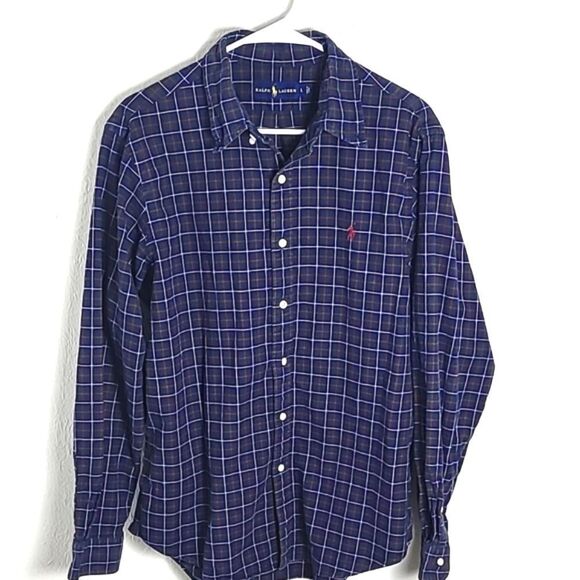 Ralph Lauren Longsleeve Buttondown Shirt, Size Large - Picture 1 of 7